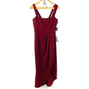 Xscape Burgundy Dress